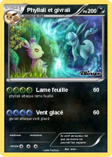 Pokemon Phyllali et givrali