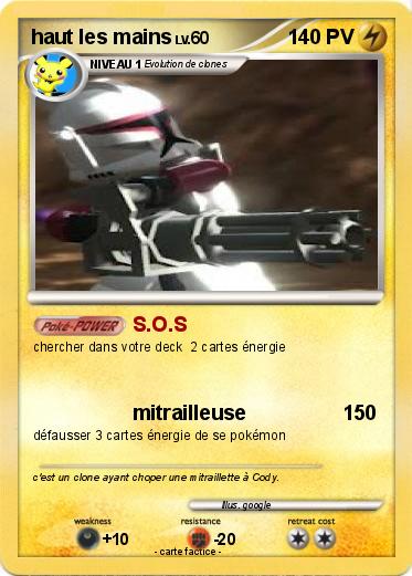 Pokemon haut les mains