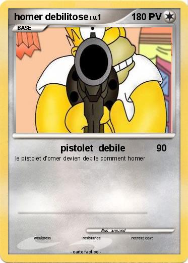 Pokemon homer debilitose