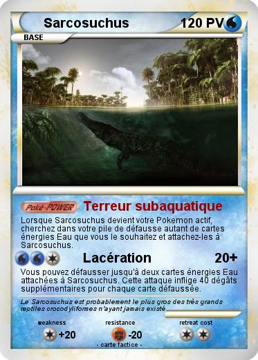 Pokemon Sarcosuchus