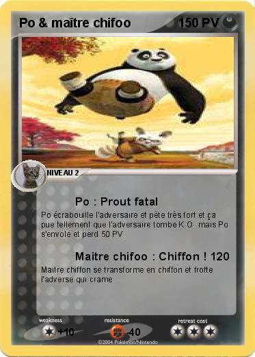 Pokemon Po & maître chifoo