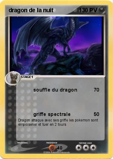 Pokemon dragon de la nuit 