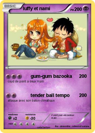 Pokemon luffy et nami