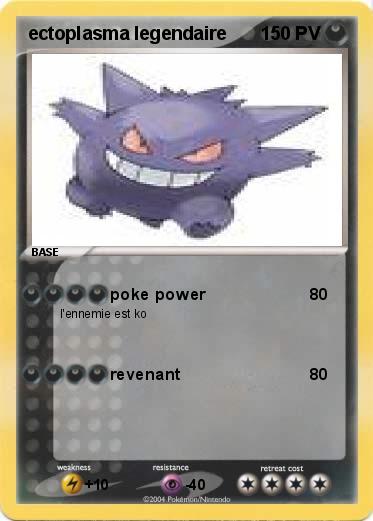 Pokemon ectoplasma legendaire