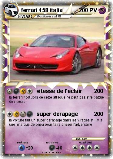 Pokemon ferrari 458 italia