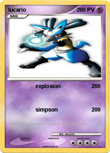 Pokemon lucario