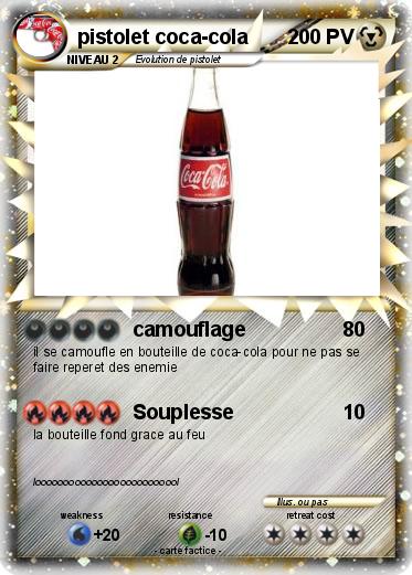 Pokemon pistolet coca-cola