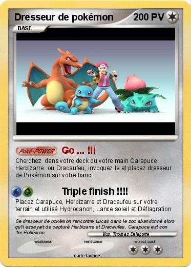 Pokemon Dresseur de pokémon