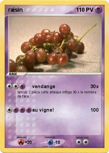 Pokemon raisin