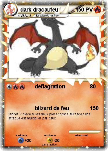 Pokemon dark dracaufeu