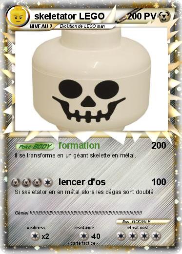 Pokemon skeletator LEGO