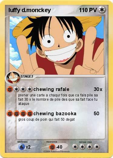 Pokemon luffy d.monckey