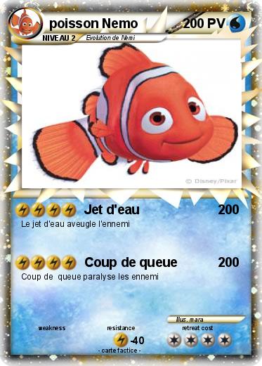 Pokemon poisson Nemo