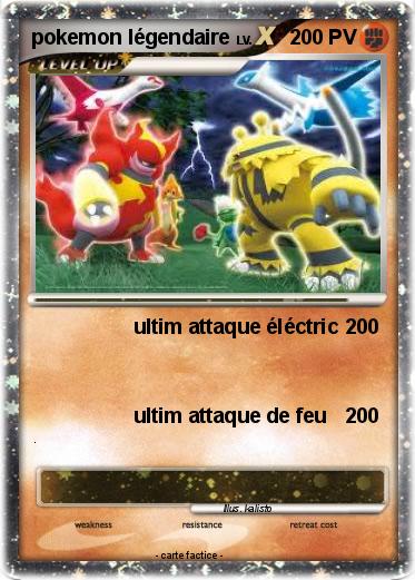 Pokemon pokemon légendaire