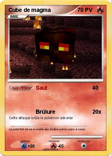 Pokemon Cube de magma