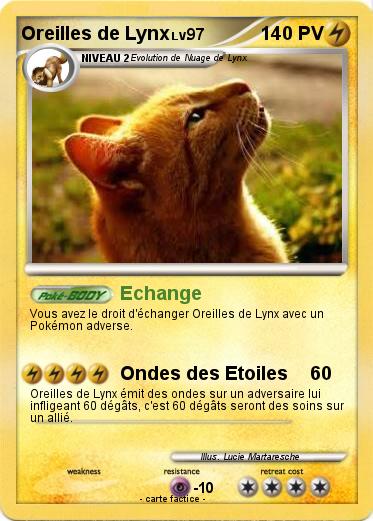Pokemon Oreilles de Lynx