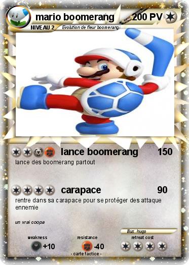 Pokemon mario boomerang