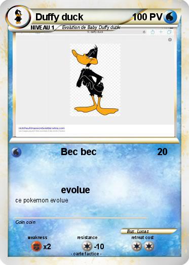 Pokemon Duffy duck