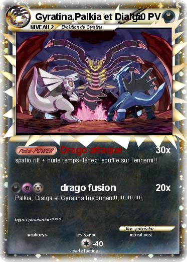 Pokemon Gyratina,Palkia et Dialga