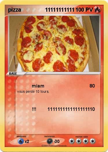 Pokemon pizza                11111111111