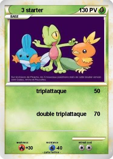 Pokemon 3 starter