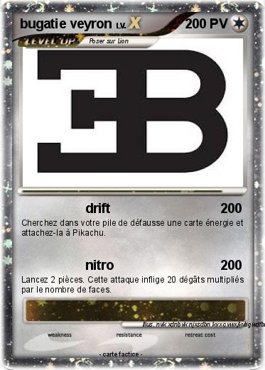 Pokemon bugatie veyron