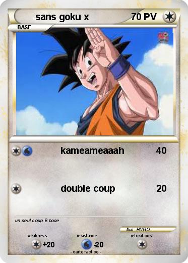 Pokemon sans goku x