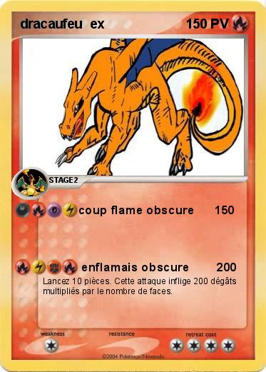 Pokemon dracaufeu  ex