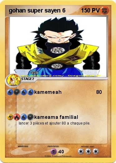 Pokemon gohan super sayen 6