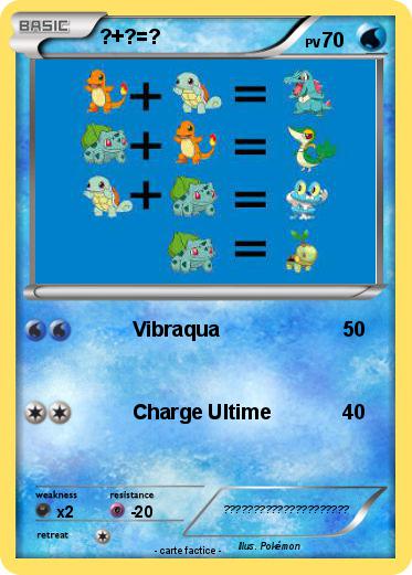 Pokemon ?+?=?