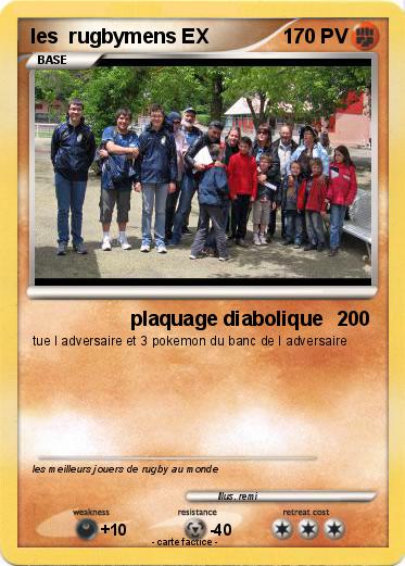 Pokemon les  rugbymens EX