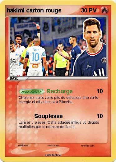 Pokemon hakimi carton rouge