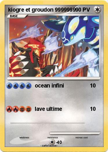 Pokemon kiogre et groudon 9999999