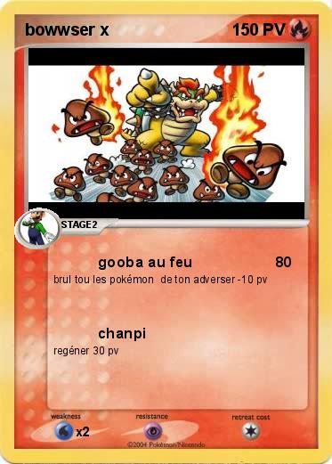 Pokemon bowwser x 