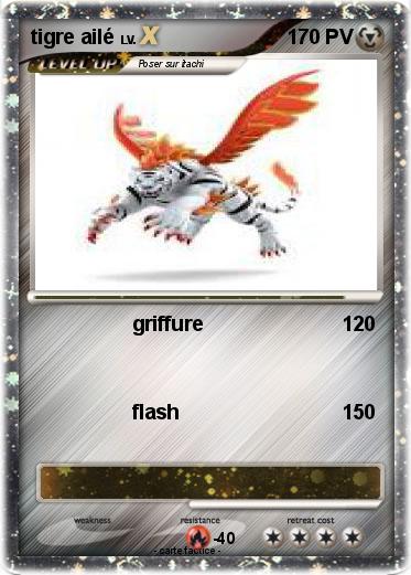 Pokemon tigre ailé