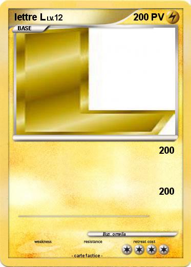 Pokemon lettre L
