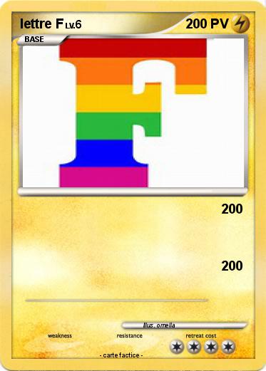 Pokemon lettre F