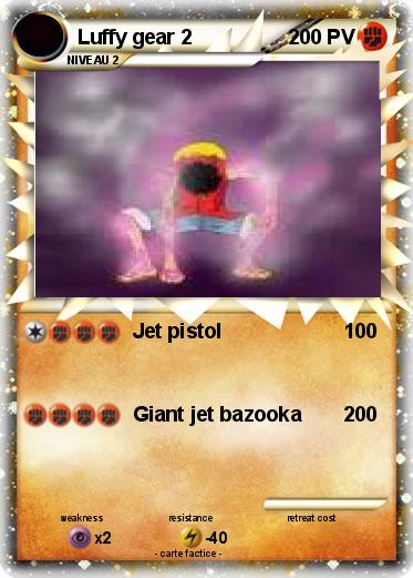 Pokemon Luffy gear 2