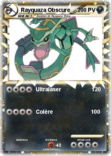 Pokemon Rayquaza Obscure