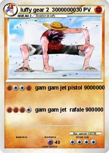 Pokemon luffy gear 2  30000000