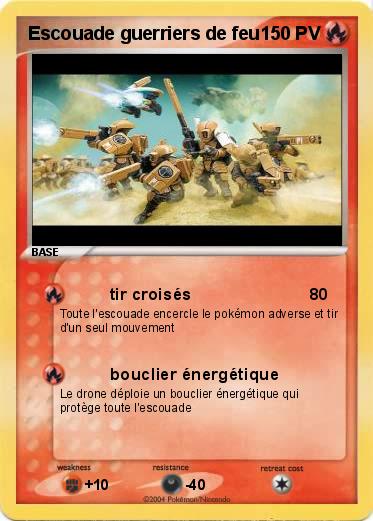 Pokemon Escouade guerriers de feu