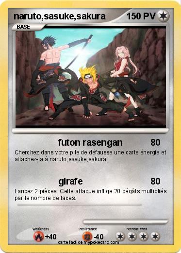 Pokemon naruto,sasuke,sakura