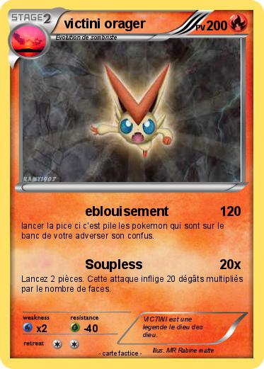 Pokemon victini orager