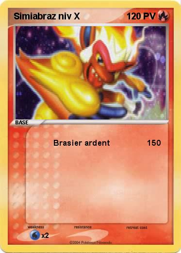 Pokemon Simiabraz niv X