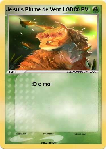 Pokemon Je suis Plume de Vent LGDC