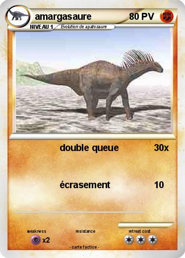 Pokemon amargasaure