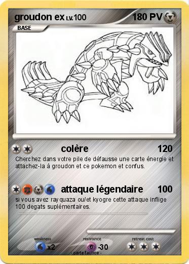 Pokemon groudon ex