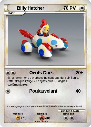 Pokemon Billy Hatcher