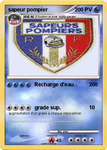 Pokemon sapeur pompier