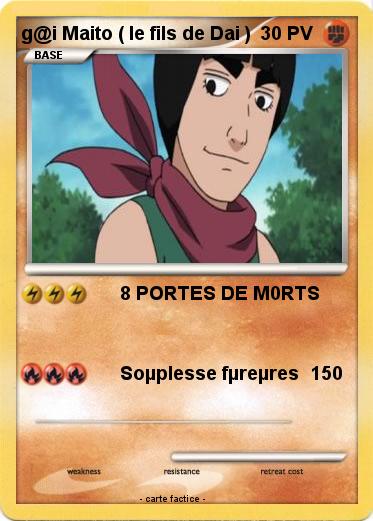 Pokemon g@i Maito ( le fils de Dai )